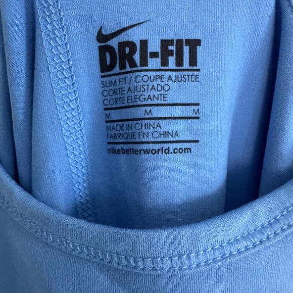 Nike Blue Racerback Performance Tank - Picture 3 of 4